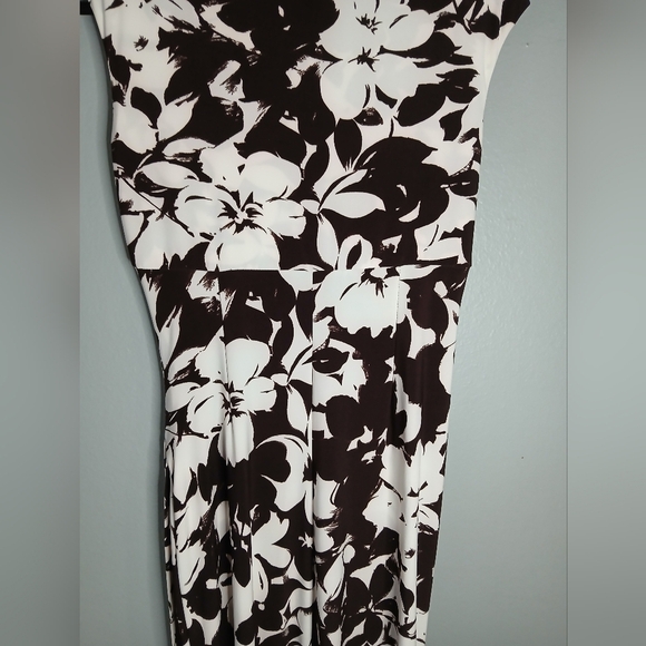 Lauren‎ Ralph Lauren Elegant Black and White Floral Dress - Picture 7 of 16